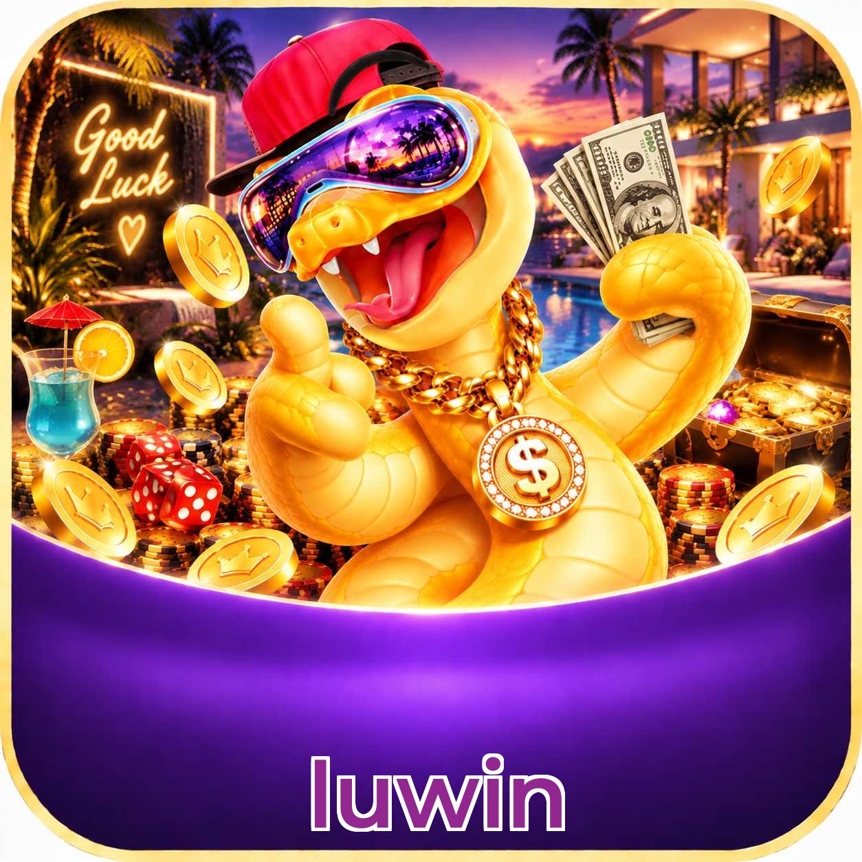 Página oficial Facebook luwin jogos